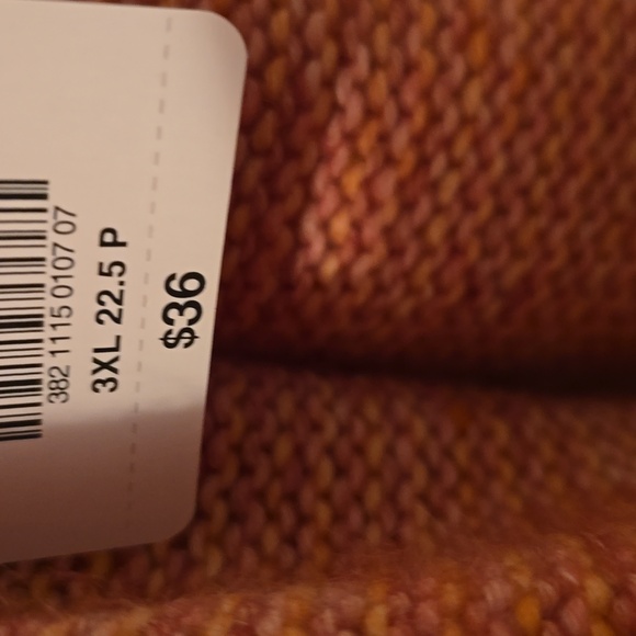 THEREABOUTS BRAND GIRLS PLUS SIZE CORAL PINK SWEATER SIZE 3XL 22.5 PLUS - Picture 7 of 16